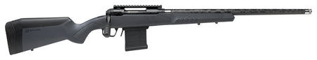 Savage Arms 57940 110 Carbon Tactical Full Size 6.5 PRC 5+1 24" Carbon Fiber Threaded Barrel. Matte Black Picatinny Rail Carbon Steel Receiver. Adj AccuStock Gray Synthetic Stock, Right Hand