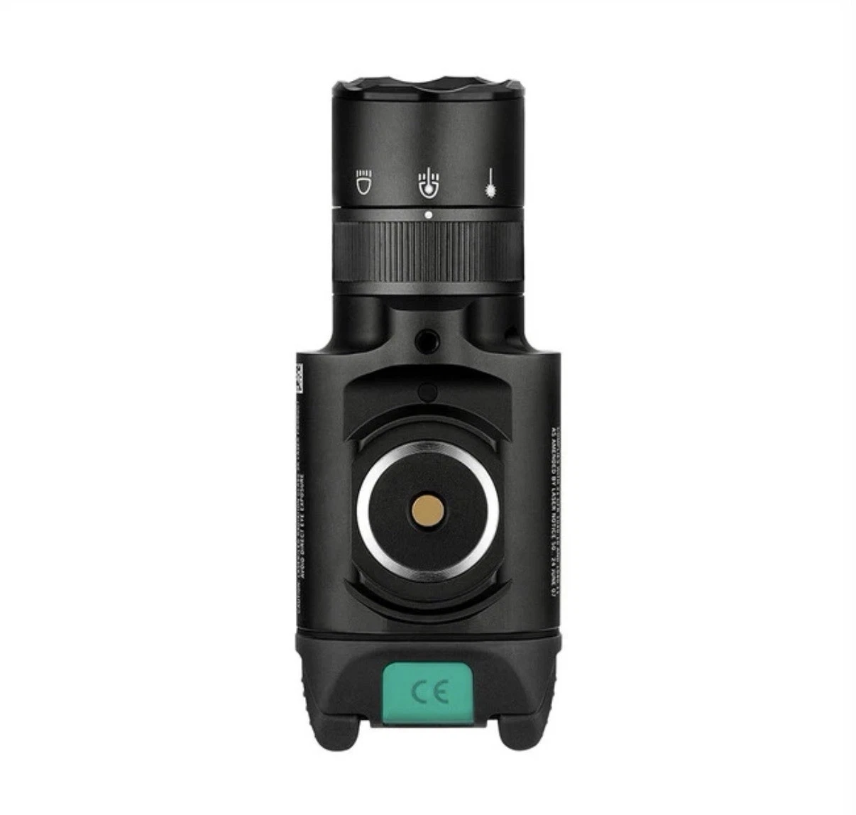 Olight Baldr S Black Anodized Rail Mount Light Green Laser Combo 800 Lumens