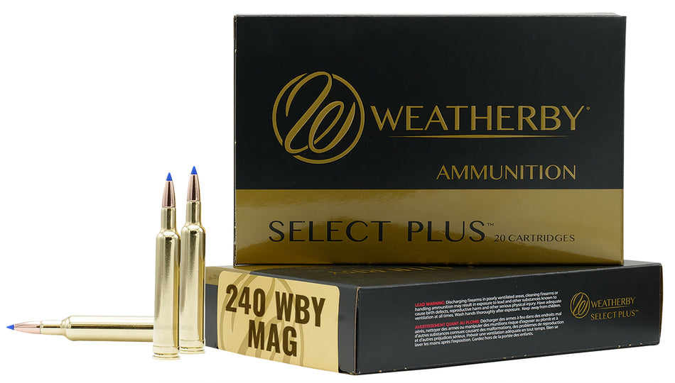Weatherby Select Plus Rifle Ammo 240 WBY 80 gr. Barnes TTSX 20ct