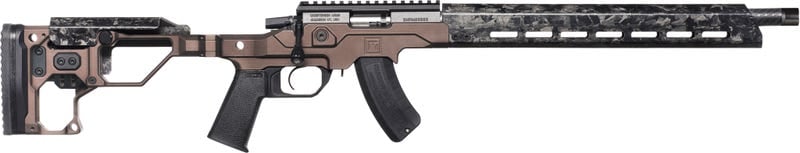 Christensen Arms 8011202500 MPR 17 HMR 10+1 16" Black Match Grade Threaded Barrel, Black Nitride Picatinny Rail Receiver, Carbon Fiber M-LOK Handguard, Desert Brown Adj w/MagneLock Technology Stock