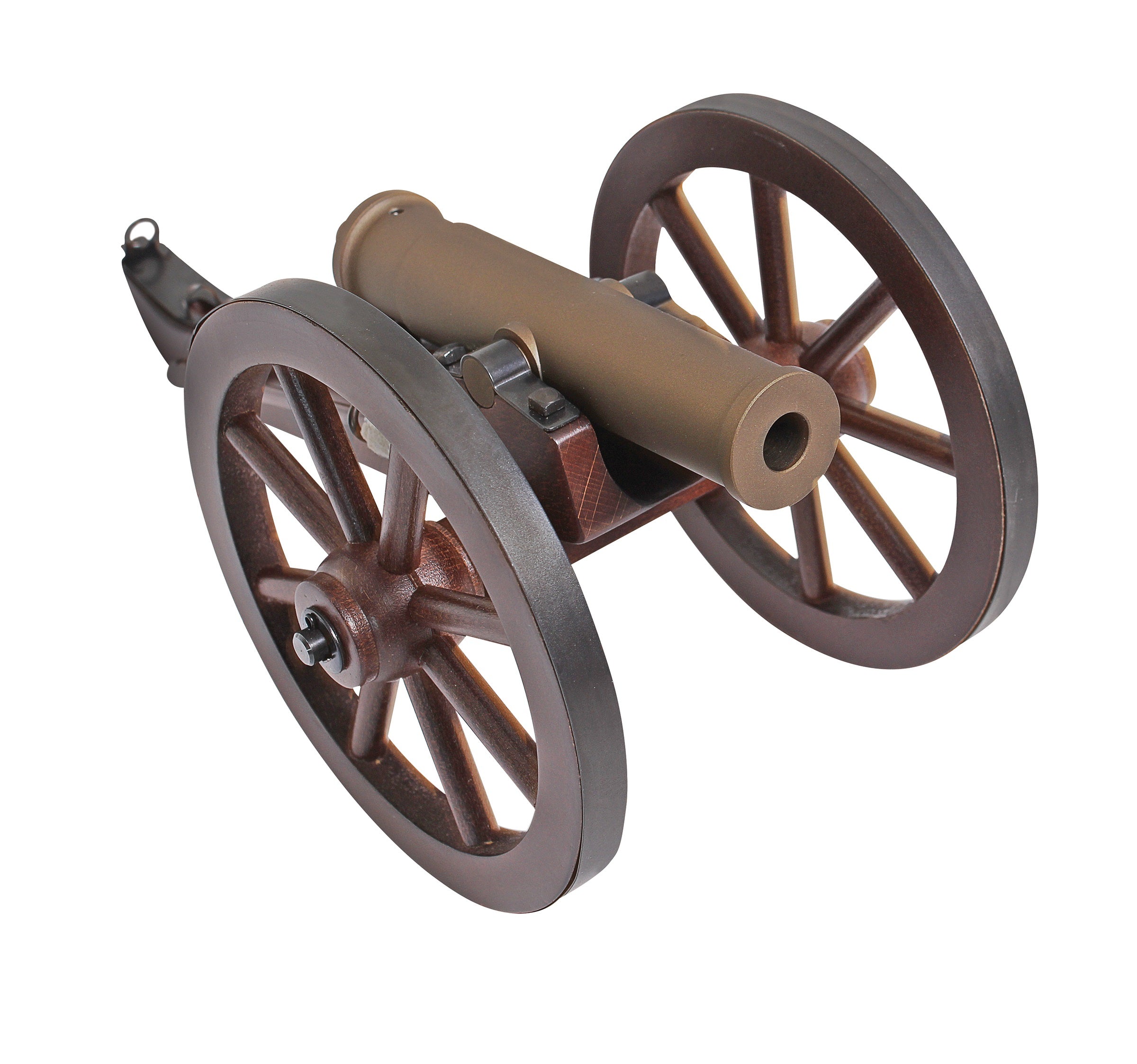 Mini Howitzer Cannon Bronze 6.75" Desktop Replica