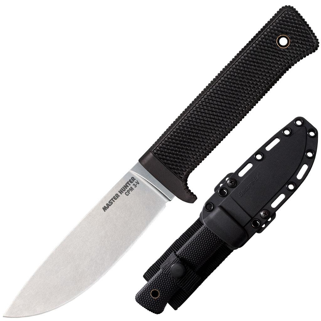 Cold Steel Master Hunter Fixed Blade Knife 4-1/2" CPM3-V Stonewash Blade