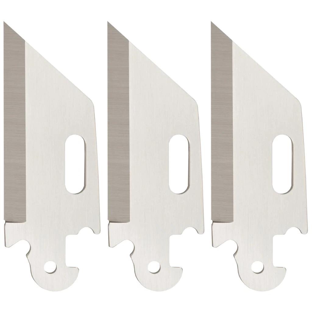 Cold Steel Click-N-Cut Replacement Blade 3-Pack 2-1/2" Reverse Tanto Plain Edge