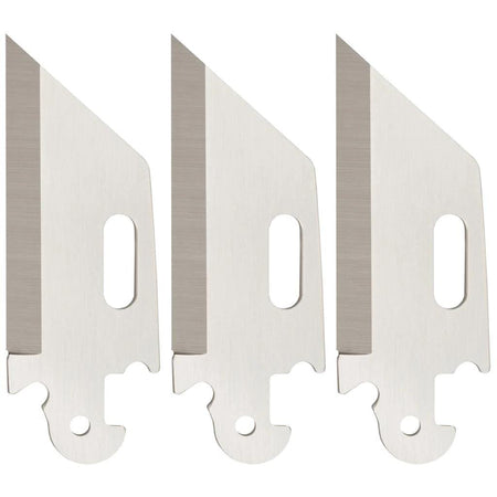 Cold Steel Click-N-Cut Replacement Blade 3-Pack 2-1/2" Reverse Tanto Plain Edge