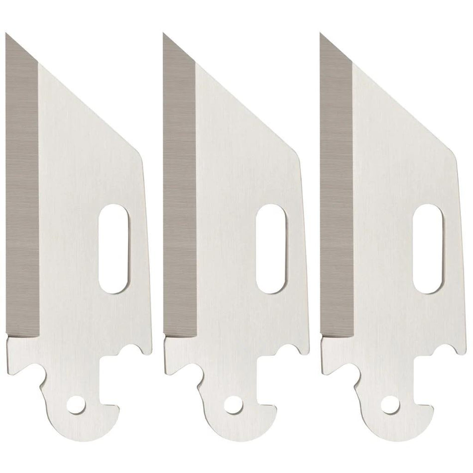 Cold Steel Click-N-Cut Replacement Blade 3-Pack 2-1/2" Reverse Tanto Plain Edge