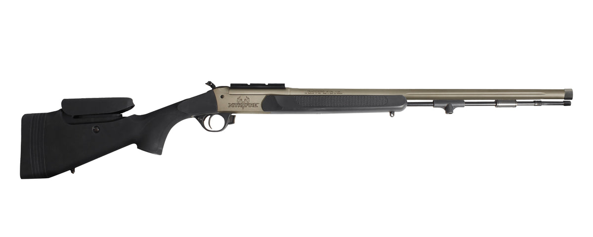 Traditions NitroFire Pro .50 Cal 209 Primer 26" Fluted/Threaded VAPR Twist Barrel - Tungsten Cerakote, Black Adj Cheek Piece Synthetic Stock