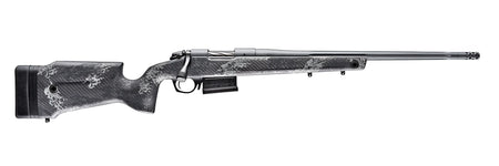 Bergara Rifles B14LM7518 B-14 Crest 300 PRC 5+1 22" Sniper Gray Cerakote Fluted Threaded Barrel, Sniper Gray Cerakote Steel Drilled & Tapped Receiver, Fixed Carbon Fiber w/Black & Gray Sponge Accents