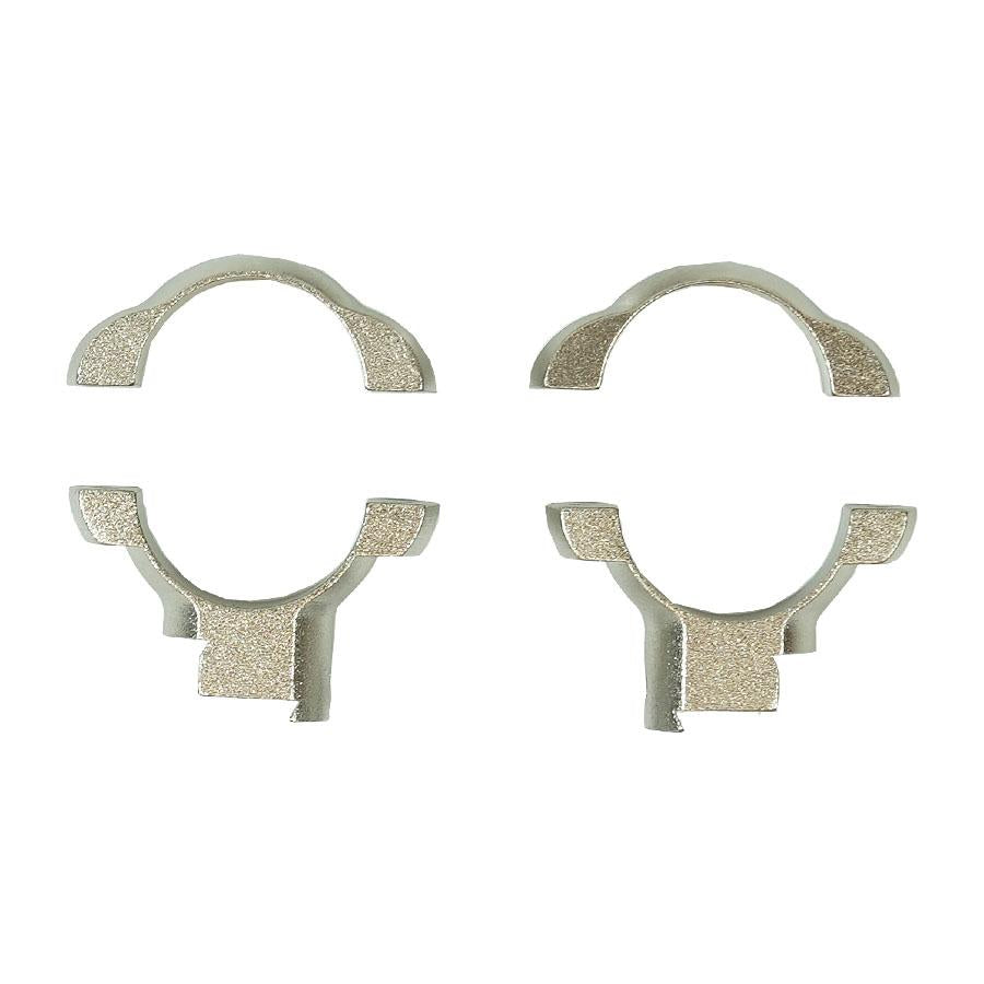 Weaver Grand Slam Rimfire Scope Rings - Ruger Style .22 Cal 1" High Nickel