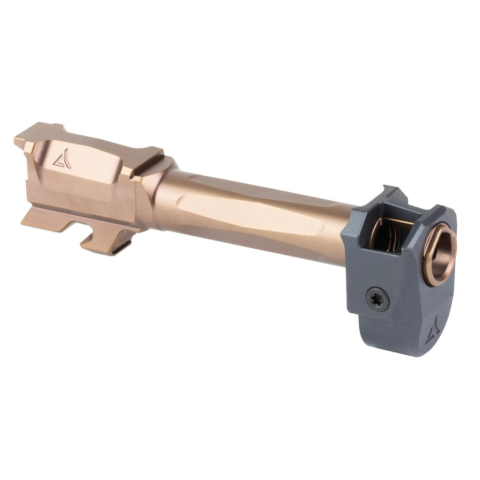 Radian Weapons R0843 Ramjet & Afterburner Combo 9mm Compatible with Glock 43, Bronze Stainless Steel