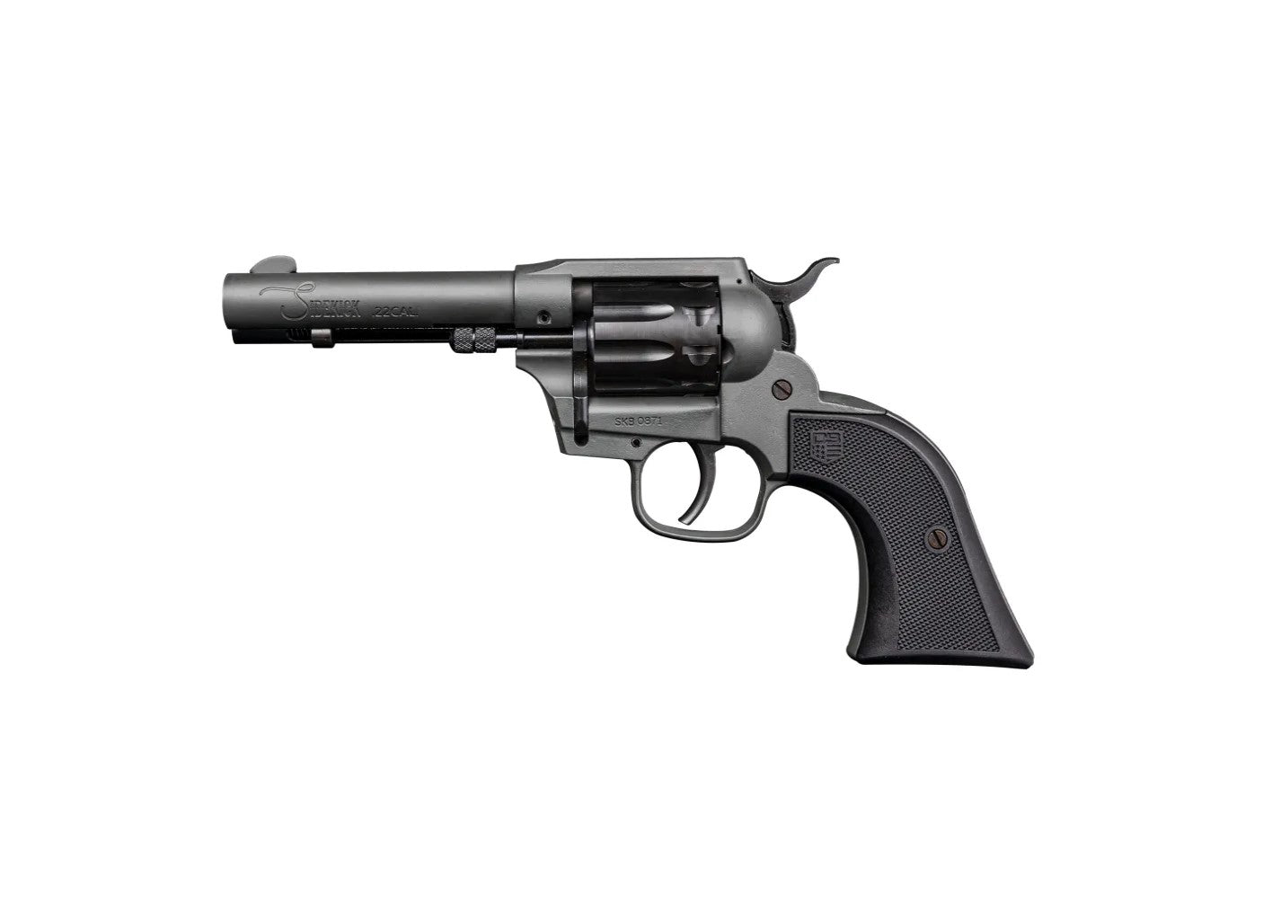 Diamondback DB0500A051 Sidekick 22 LR/22 Mag 9 Shot, 4.50" Dark Gray Cerakote Steel Barrel & Cylinder, Dark Gray Cerakote Zinc Alloy Frame, Black Polymer Grip, Hammer Safety, Exposed Hammer