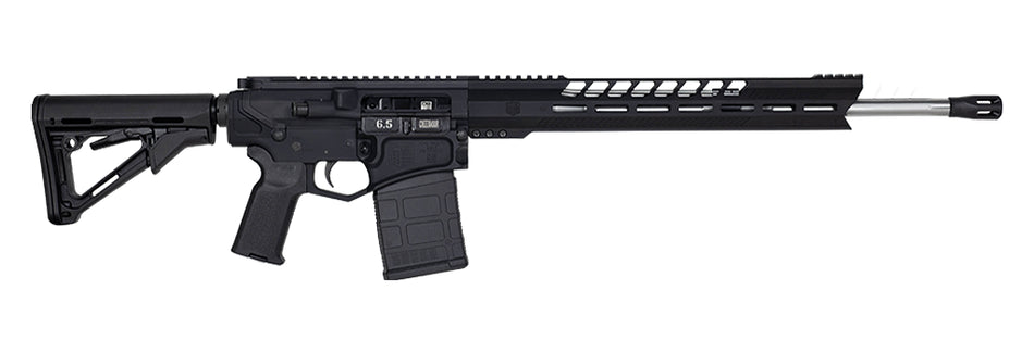 Diamondback DB1033M001 DB10 6.5 Creedmoor 20" 5+1 Black Receiver & Stock/416-R Fluted SS Medium Barrel/Black Gold Lower/Adj Magpul CTR Stock/Magpul K2 Grip