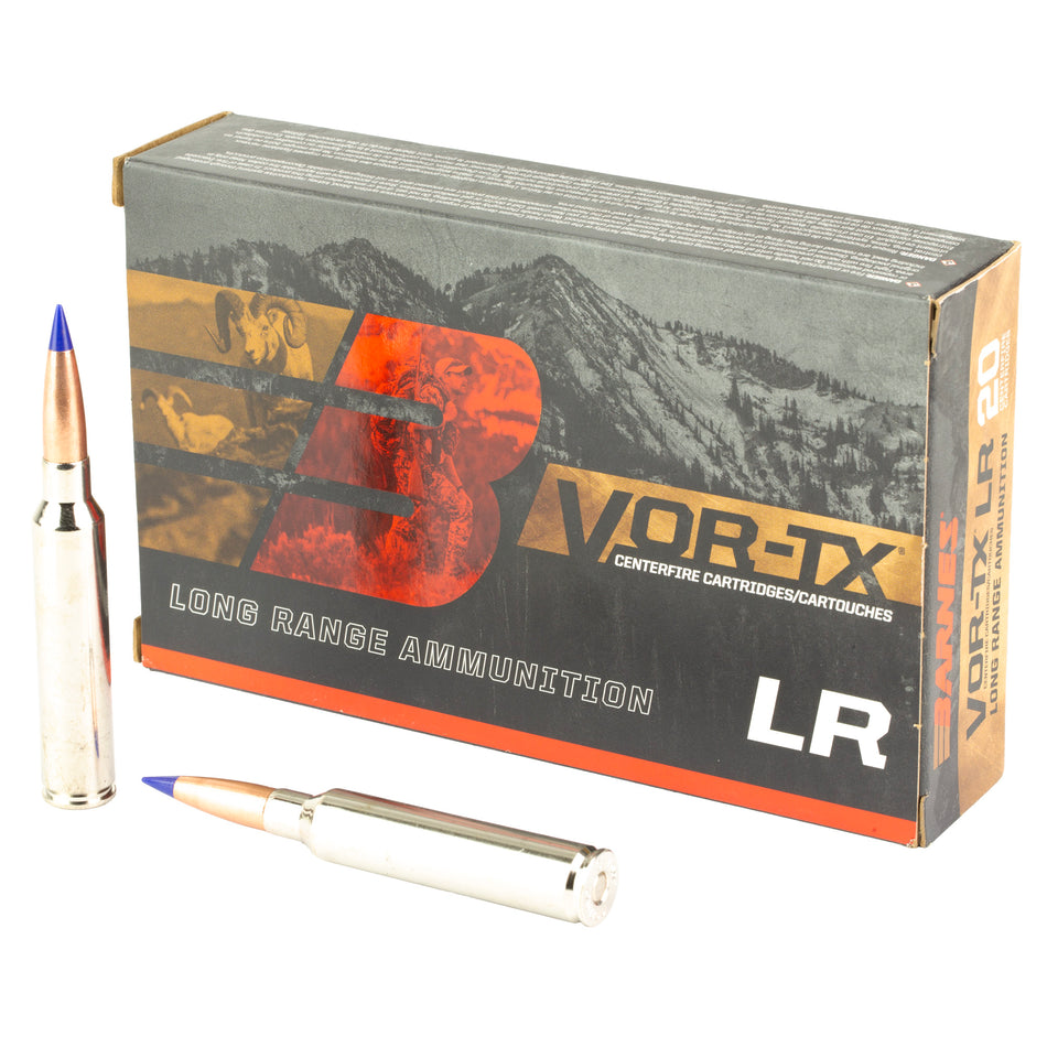 Barnes 28986 VOR-TX Long Range LRX Boat Tail  127 Grain 6.5mm Creedmoor