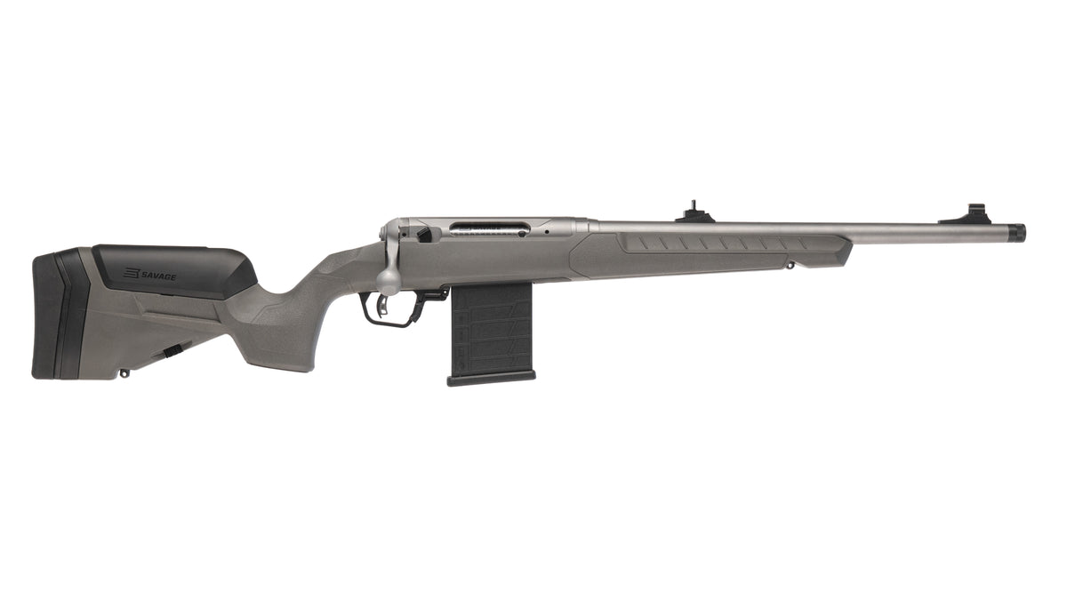Savage Arms 32497 110 Ridge Hunter 5.56 NATO 10+1 18" Heavy Barrel, Flat Dark Gray Adj LOP Synthetic Stock, Right Hand