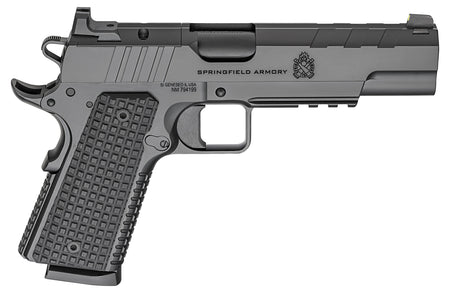Springfield Armory PX9230LAOS 1911 Emissary 45 ACP 8+1 5" Stainless Steel Barrel Optic Ready Black Carbon Steel Slide VZ Grips Thin-Line G10 Grip