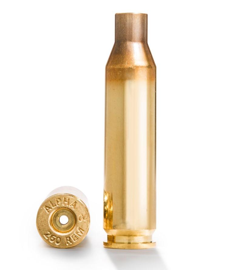 Alpha Munitions .260 Rem Ultra Premium Unprimed Brass 100/Box