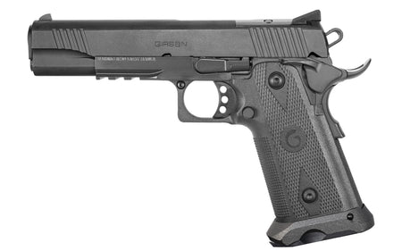 EAA 395040 Witness2311 45 ACP 11+1 5" Black Barrel, Black Serrated Slide & Polymer Frame w/Picatinny Rail & Beavertail Black Checkered Polymer Grips