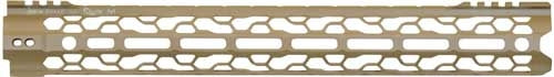 ODIN O2 Lite M-LOK 15.5" Free Float Forend FDE for AR-15