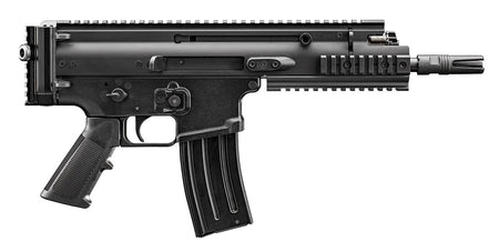 FN 38101244 SCAR 15P 5.56x45mm 10+1 7.50" Black Anodized Chrome Lined Steel Barrel, Black Anodized Aluminum Picatinny Rail Receiver, Black Polymer Grip, Ambidextrous