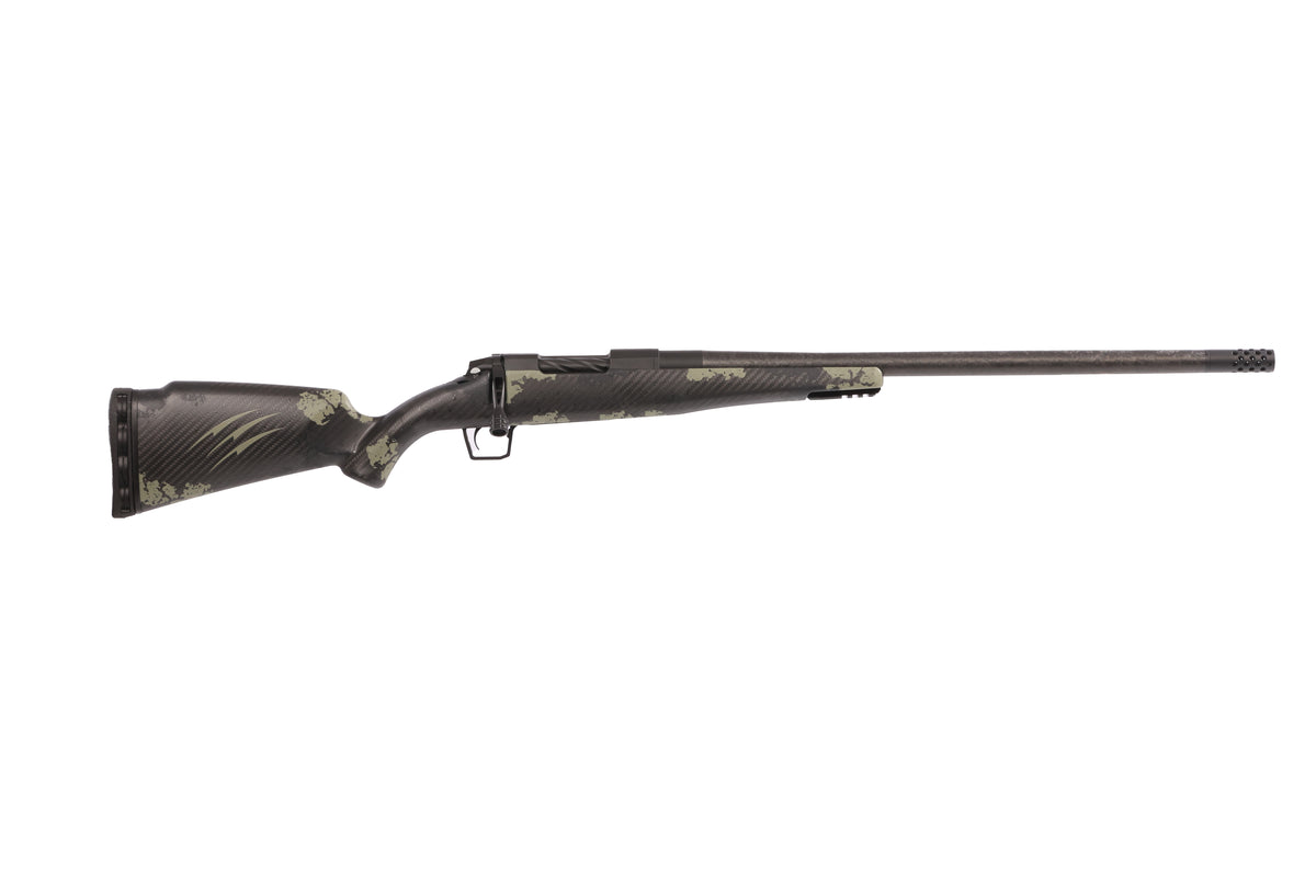 Fierce Firearms ROG300WIN22BF Carbon Rogue Full Size 300 Win 3+1 22" Carbon Fiber Hand Lapped/Match Grade Threaded Barrel, Black Cerakote Steel Receiver, Forest Camo Fierce Rogue Carbon Fiber Stock