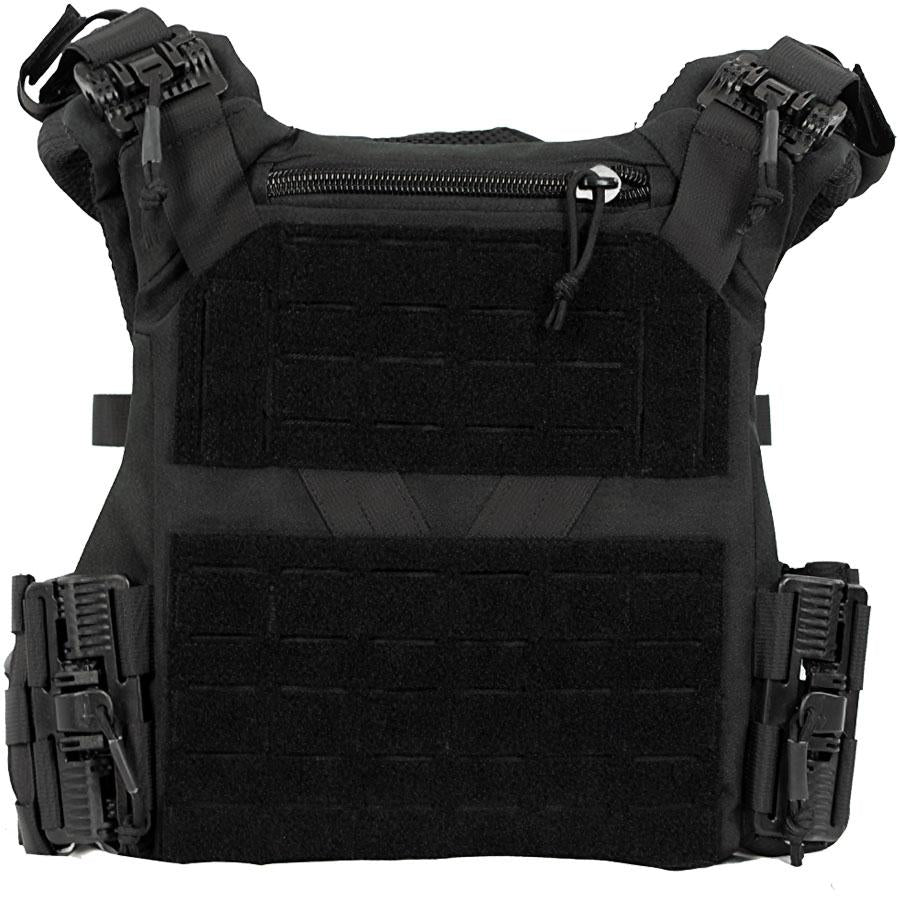 MKS Full Forge Gear Plate Carrier Shelter - Black MOLLE Tactical Vest