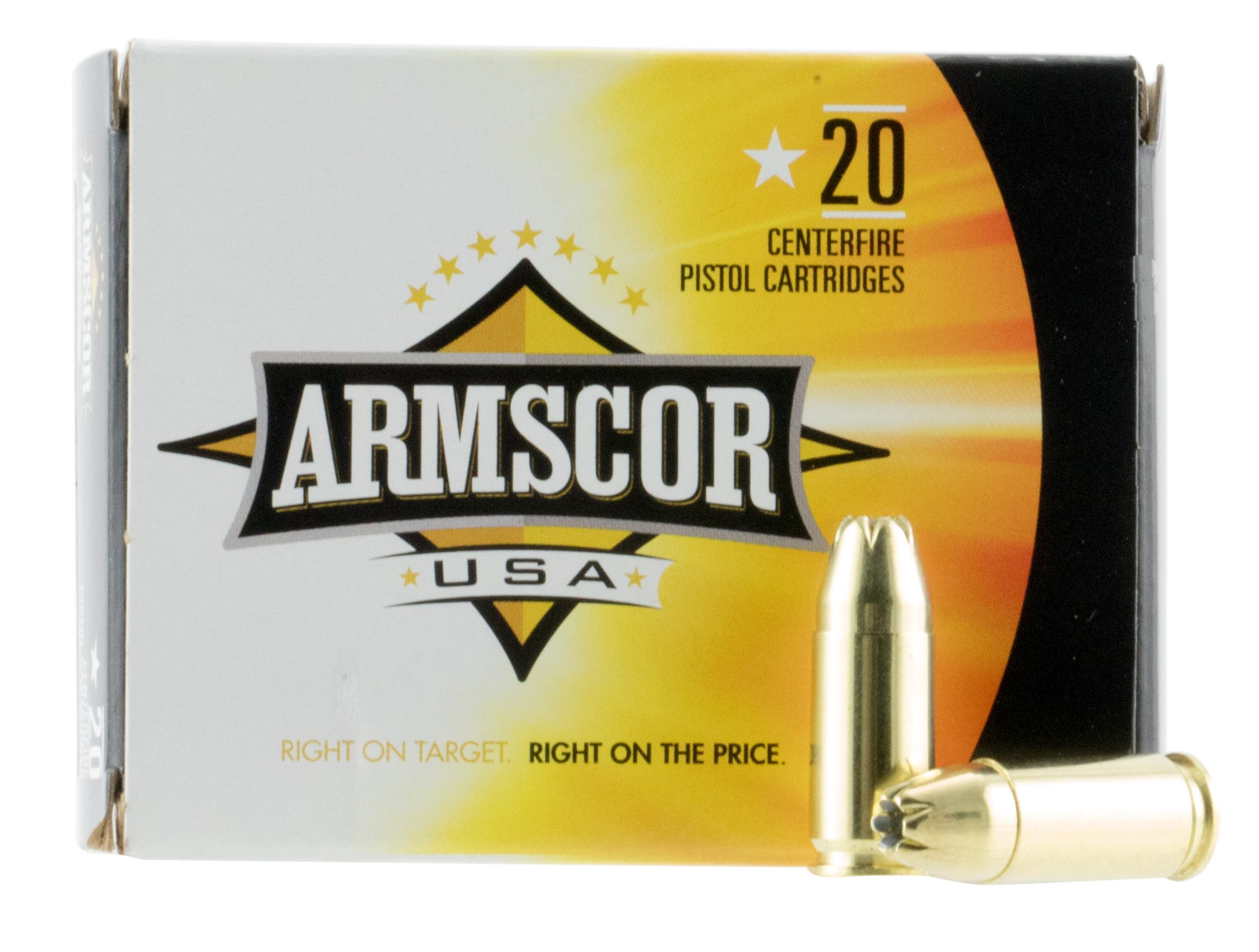 Armscor Defense Pistol Ammo 9mm 124 gr. JHP 20 rd.
