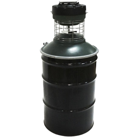 Capsule Feeders 55 Gallon Barrel Game Feeder CAP-BAR 400 lb Capacity