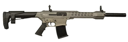 Gforce Arms GF251220TG GF25 12 Gauge Semi-Auto 3" 5+1 20" Tungsten Cerakote Threaded Barrel, Tungsten Cerakote Receiver, Black Synthetic Stock