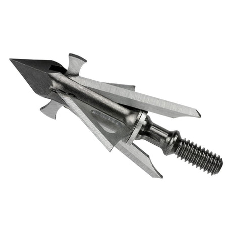 Muzzy Trocar 4-Blade HB-Hybrid Crossbow Broadhead 100 gr 1" x 1-5/8" Cut 3-Pack