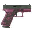 Glock 43X "Paisley Grip" Black Cherry Handgun 9mm Luger 10rd Magazines(2) 3.4" Barrel Accessory Rail USA Made