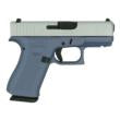 Glock 43X Crushed Silver Glitter Slide/Orchid Purple Frame Handgun 9mm Luger 10rd Magazines(2) 3.4" Barrel Accessory Rail USA Made