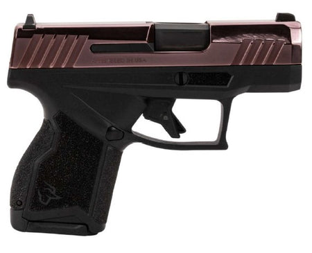 Taurus 1-GX4M931-RG GX4 Micro-Compact Frame 9mm Luger 13+1 3.06" Satin Black DLC Stainless Steel Barrel, Rose Gold PVD Serrated Alloy Steel Slide, Matte Black Stainless Steel Frame, Textured Grip
