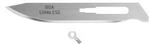 Havalon Piranta #60A Stainless Steel Replacement Blades One Dozen