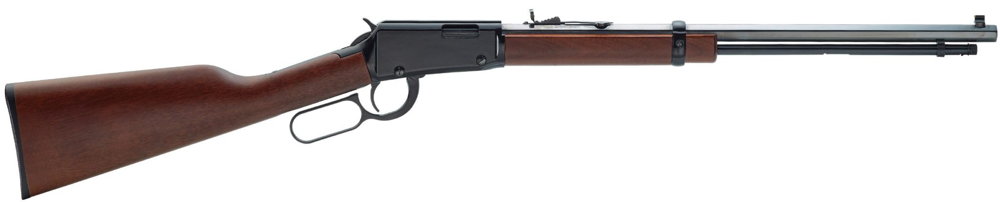 Henry H001T22M Frontier 22 WMR 13+1 20" Blued Octagon Barrel, Black Aluminum Receiver, American Walnut Straight Grip Stock