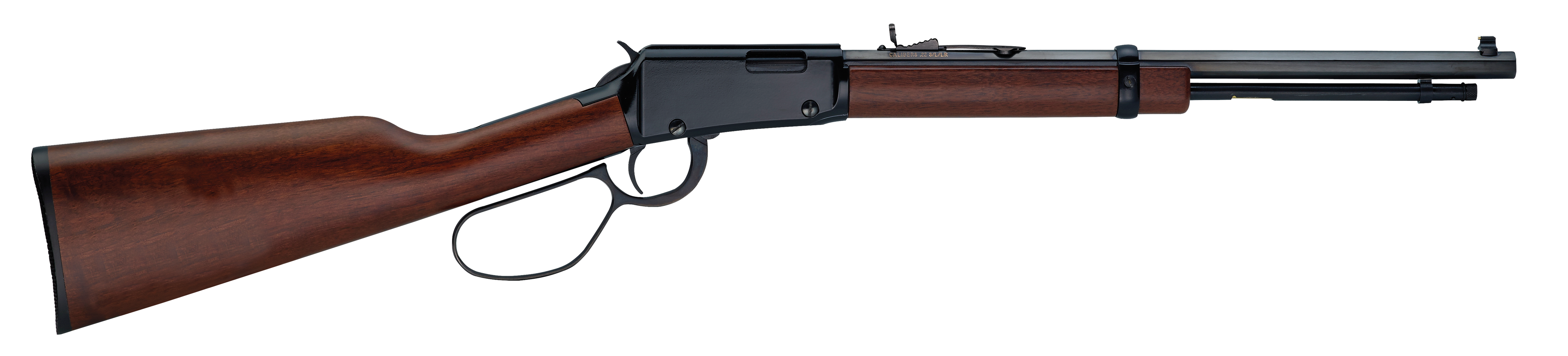 Henry H001TR22M Frontier Carbine 22 WMR 10+1 16.50" Blued Octagon Barrel, Black Aluminum Grooved Receiver, American Walnut Straight Grip Stock