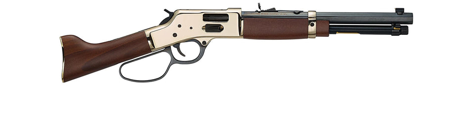 Henry H006GML Mare's Leg Side Gate 44 Mag/44 Special 5+1 12.90" Blued Octagon Barrel, Polished Hardened Brass Receiver, American Walnut Furniture