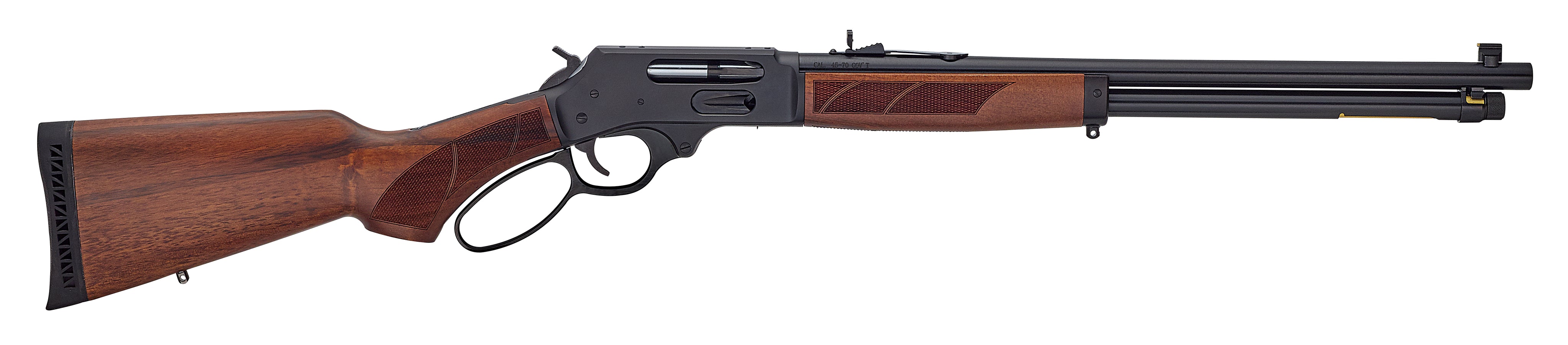 Henry H010PG4570 Provider 45-70 Gov 6+1 20" Blued Round Barrel, Blued Steel Drilled & Tapped Receiver, American Walnut Fixed w/Pistol Grip Stock
