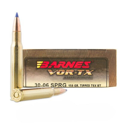 Barnes BB30061 VOR-TX Tipped TSX Boat Tail BT 150 Grain .30-06 Springfield 2970 FPS