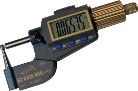 EZ Data Tube Micrometer Precision Gauge