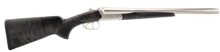 Heritage Mfg BL41018NI Badlander 410 Bore Break Open 2rd 18.50" Nickel Side By Side Barrel & Receiver, Fixed Turkish Walnut Wood Stock
