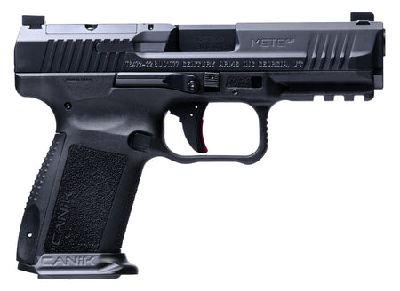 Canik HG5637N Mete SF Compact 9mm Luger 15+1 4.08" Black Steel Barrel, Black Nitride Optic Ready/Serrated Slide, Black Polymer Frame w/Beavertail & Picatinny Rail, Ambidextrous