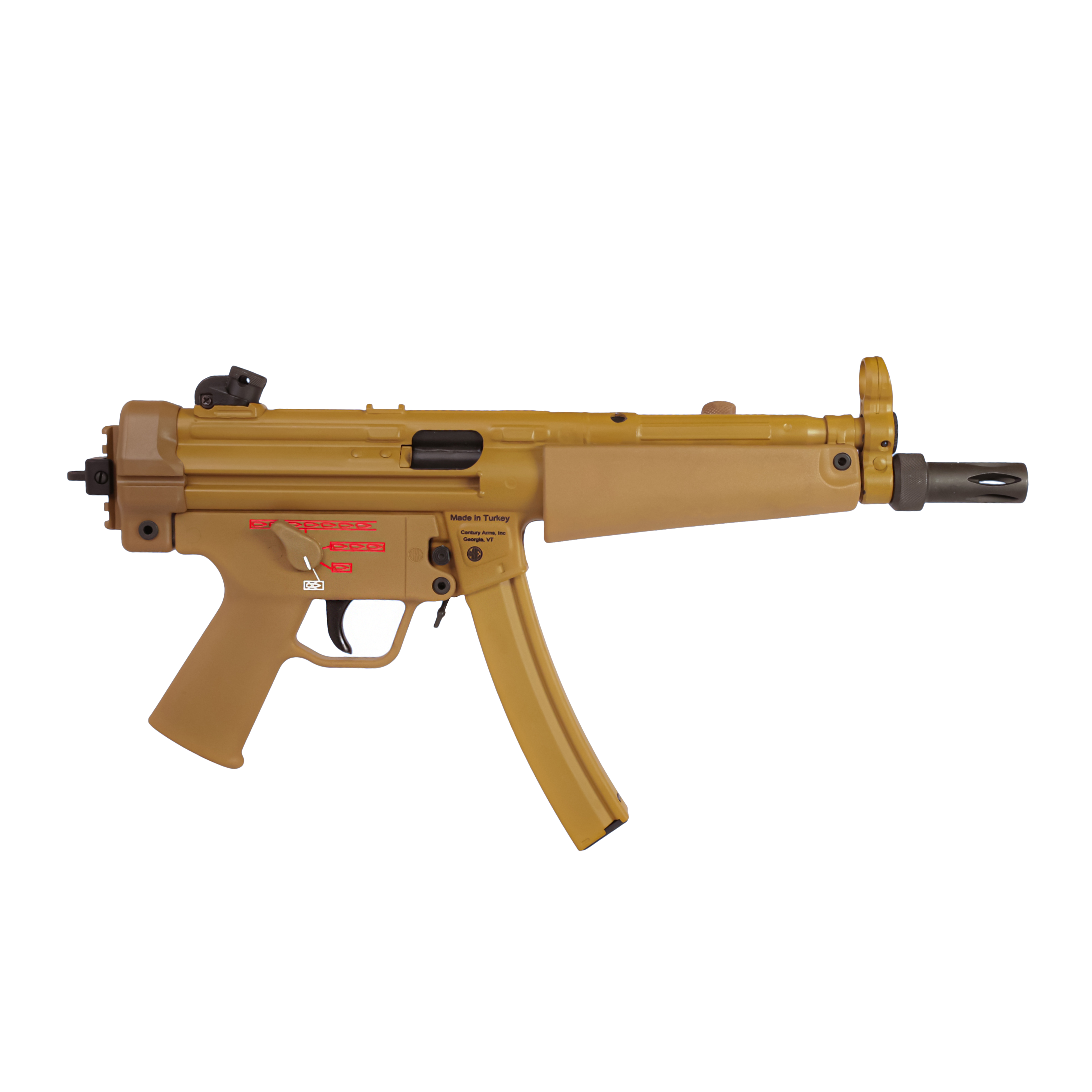 CIA HG6034GB-N AP5 RAL8000 9MM 8.9" 30R FDE