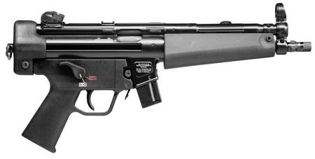 HK 81000478 SP5 9mm Luger Caliber with 8.86" Barrel, 10+1 Capacity, Overall Black Finish & Polymer Grip Includes 2 Mags
