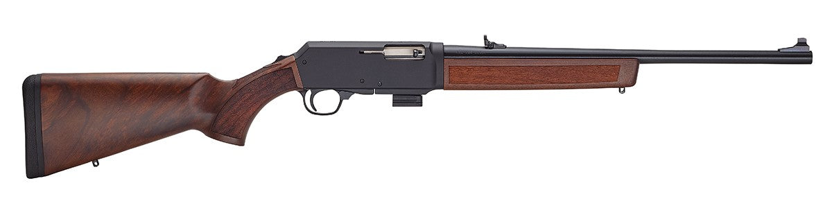 Henry H027N-H9G Homesteader 9mm Luger 10+1 16.37" Blued Steel Barrel, Black Hardcoat Anodize Receiver Drilled & Tapped, American Walnut Fixed Stock
