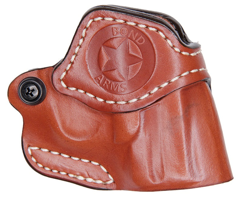 Leather Crossdraw Holster for 3 Inch Barrel Handguns