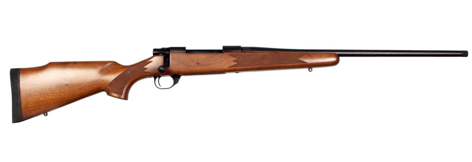 Howa HWH25CR 1500 Standard Hunter 25 Creedmoor 5+1 22" Matte Black Threaded Barrel, Matte Black Aluminum Drilled & Tapped Receiver, Walnut Fixed Stock, Right Hand