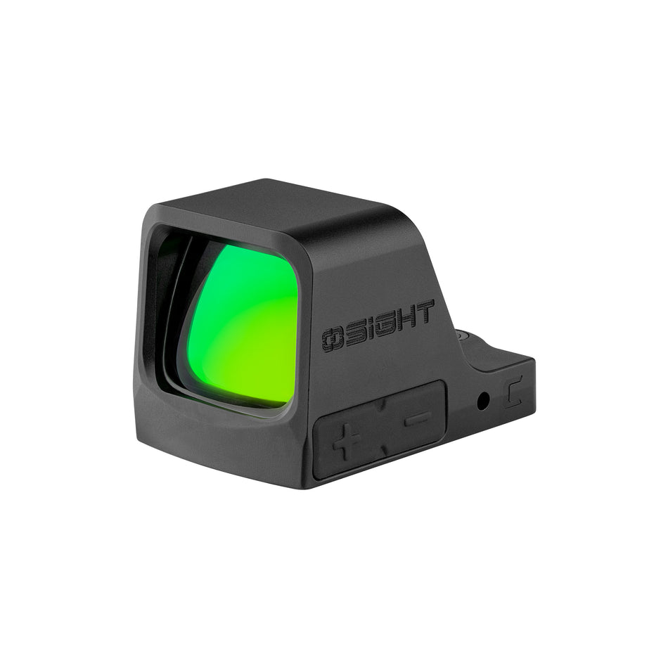 Osight C Open Green Dot Optic 3 MOA/32 MOA Multi-Reticle RMR Footprint Side-Loading Battery