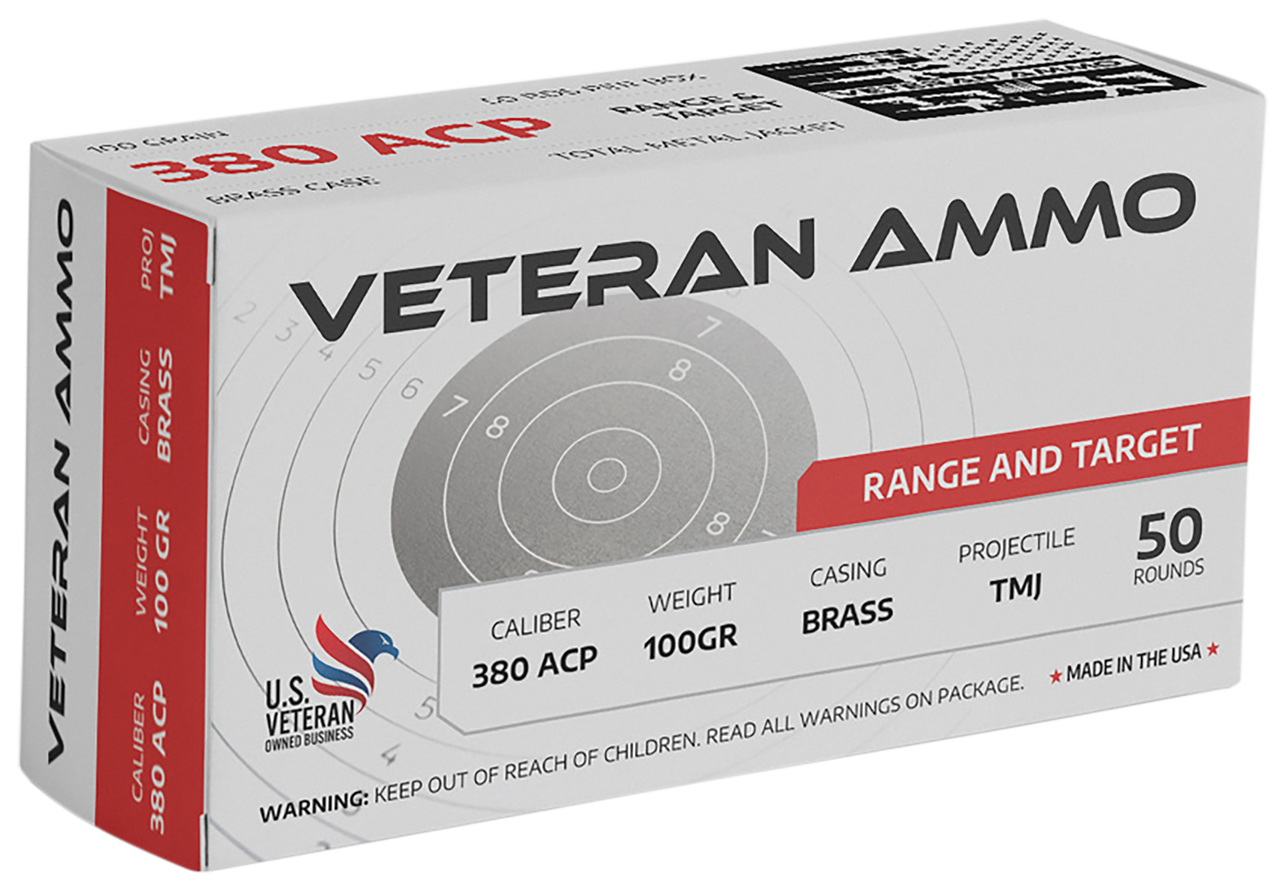 Veteran Ammo  .380 ACP/Auto 100 gr FMJ ammo