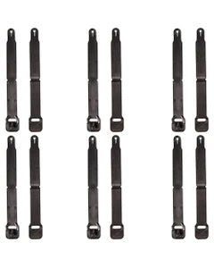 High Speed Gear CLIP Long Tactical Belt Clip Black Pack of 12