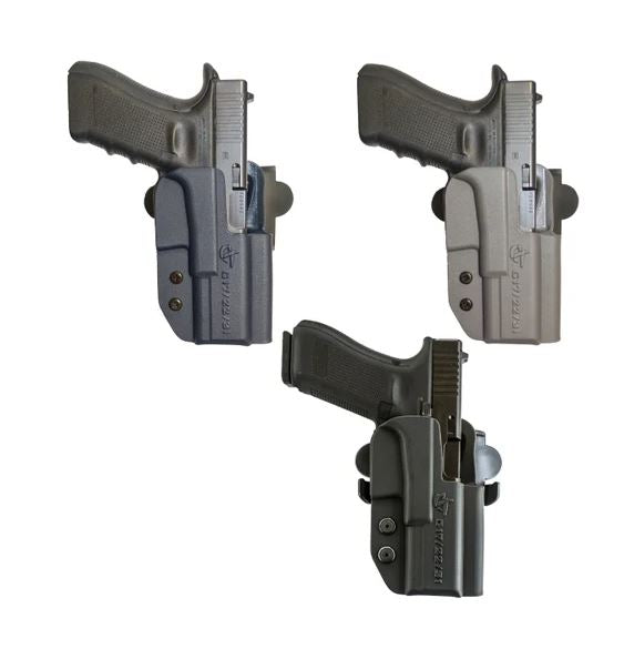 Comp-Tac International OWB Kydex Modular Holster for Glock 26 Gen 1-4, Right Hand, Black
