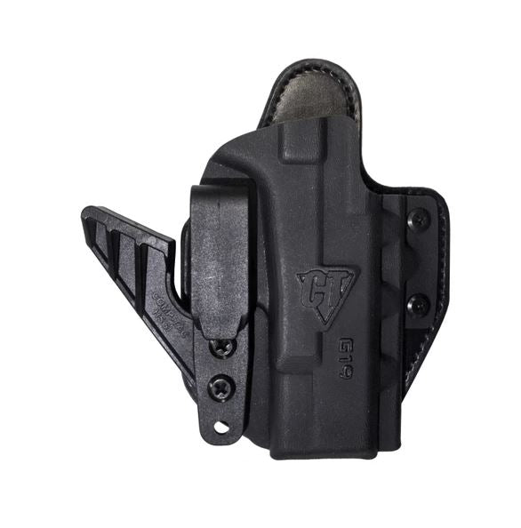 Comp-Tac EV2 Max Hybrid Appendix IWB Holster Glock 19 Gen 1-4 Right Hand Black